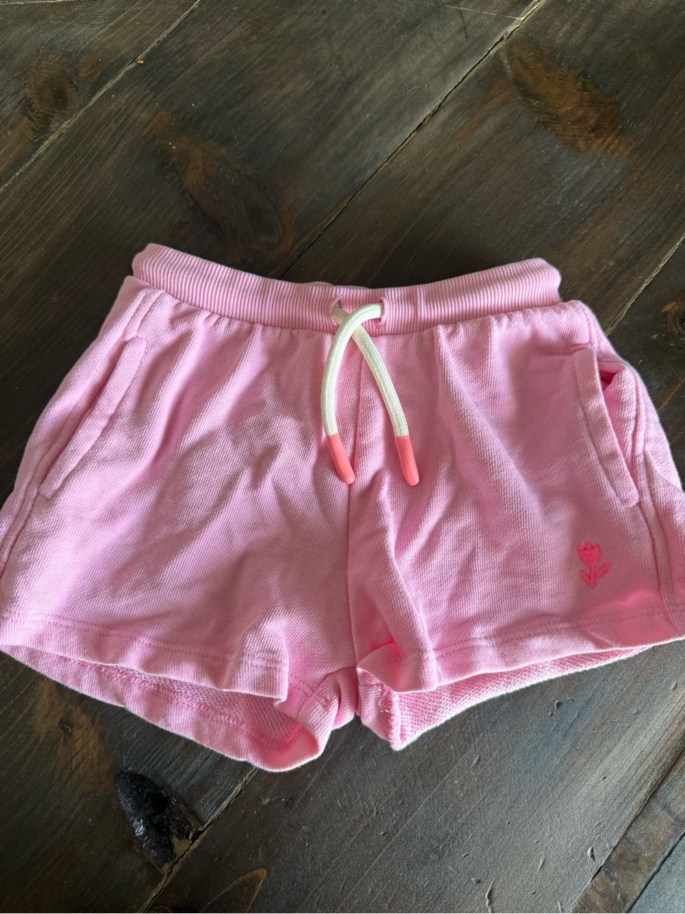Zara Pink Toddler Shorts with Flower Size 1 1/2 Year
